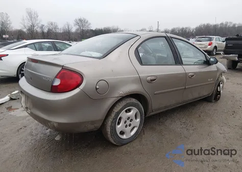 2000 Plymouth Neon Highline from USA, damaged, VIN 1P3ES46C3YD679405